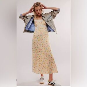 Spell fleur slip dress medium